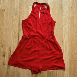 Red romper
